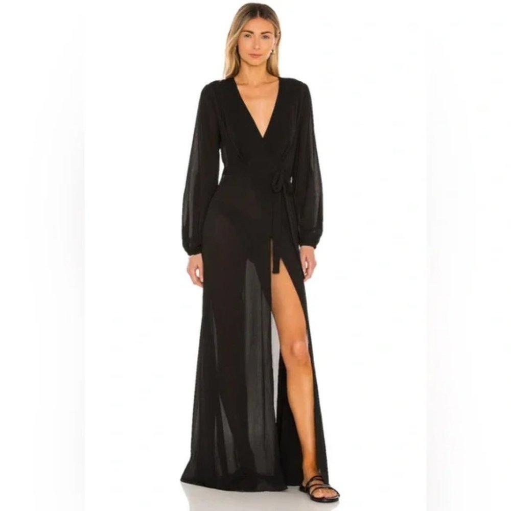 x REVOLVE Layla Wrap Dress Michael Costello brand:Michael Costello